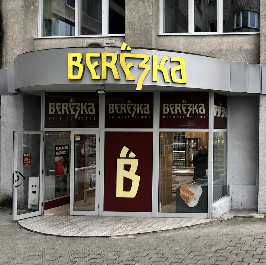 Fațada Berezka Store & Cuisine Cluj